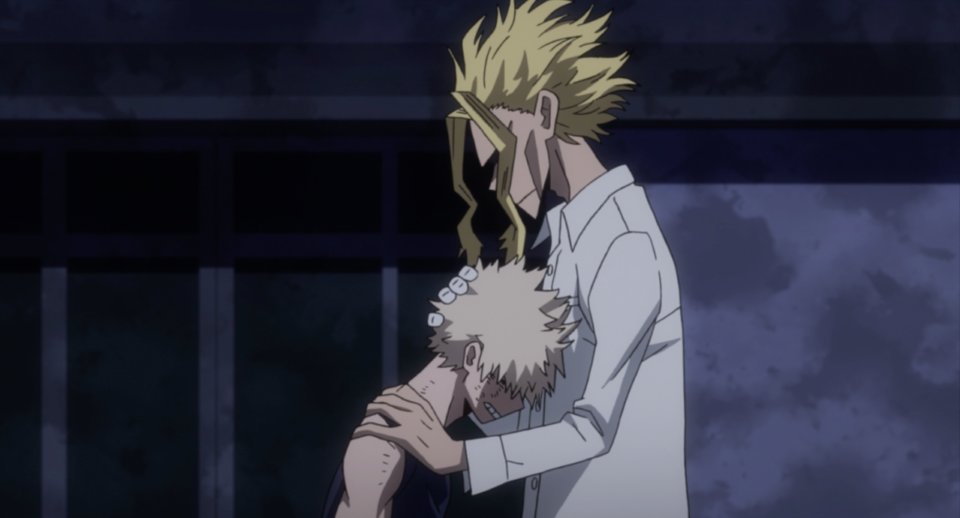 All Might, Bakugou, My Hero Academia