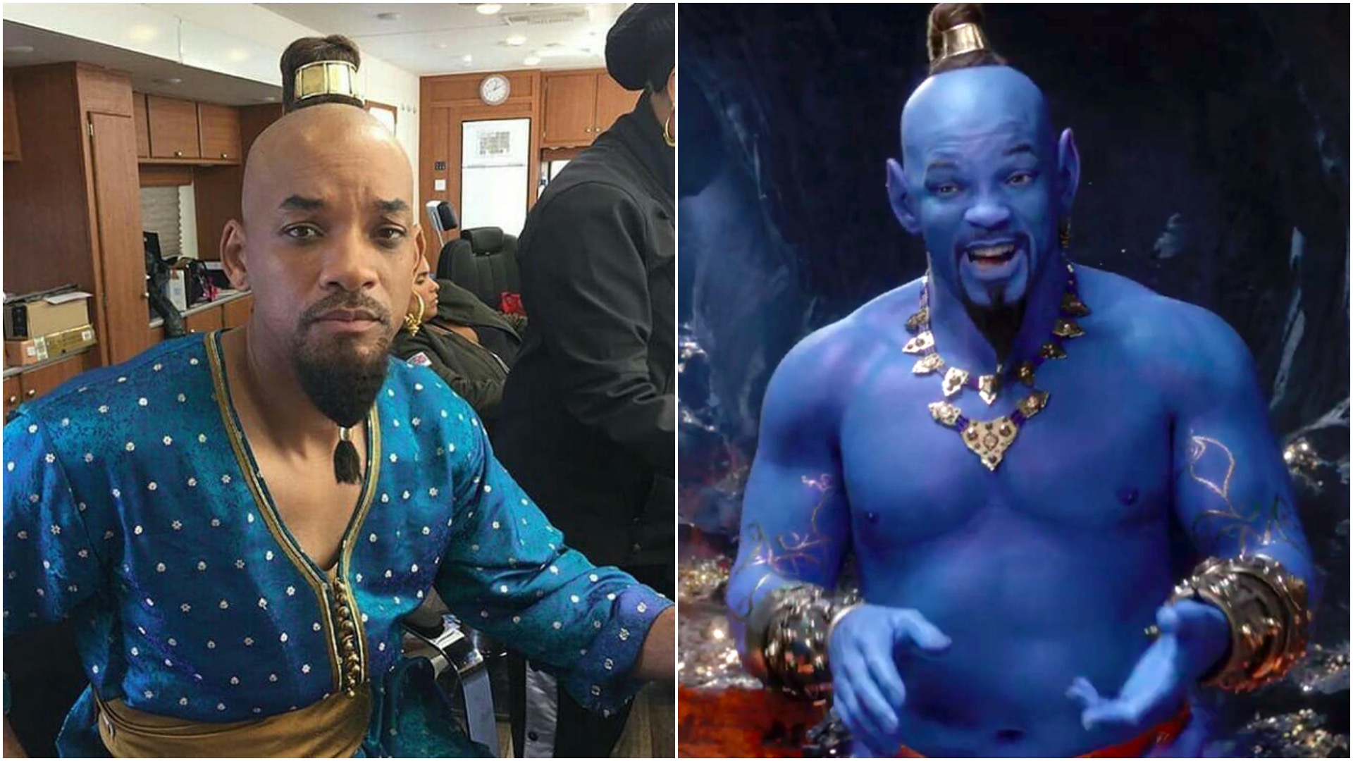 New Live-Action Aladdin Trailer Reveals Blue Will Smith Genie. This is Real. | Geek ...1920 x 1080
