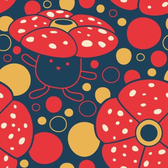 Vileplume Pattern Original Stitch Pokemon